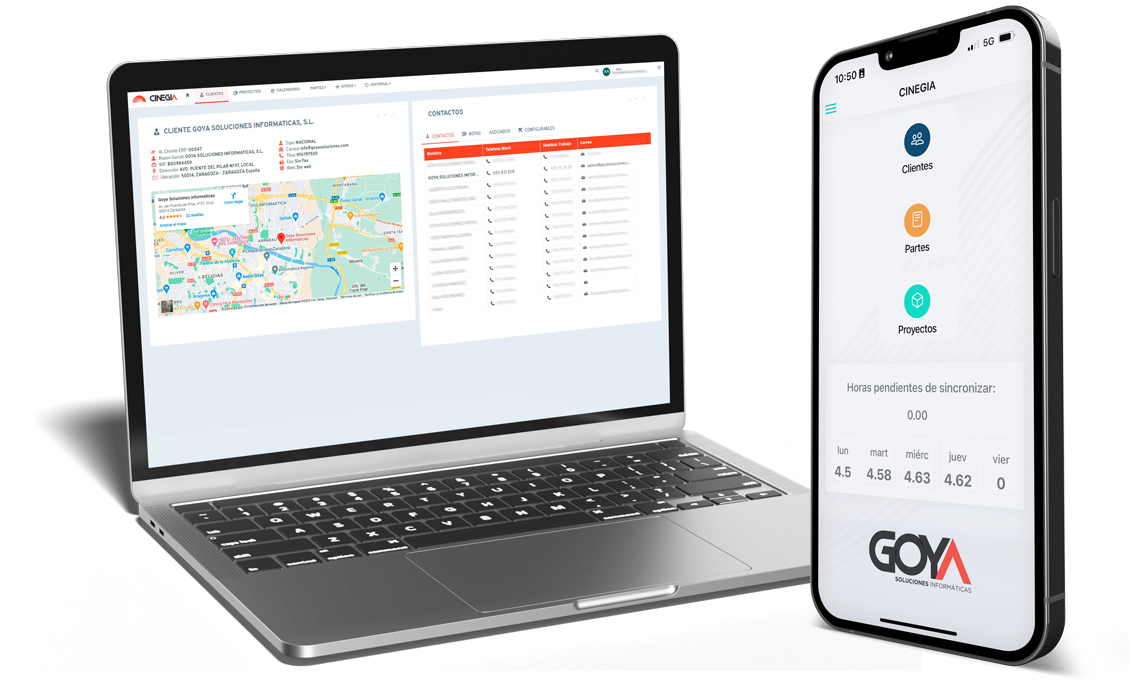 mockup laptop y smartphone cinegia
